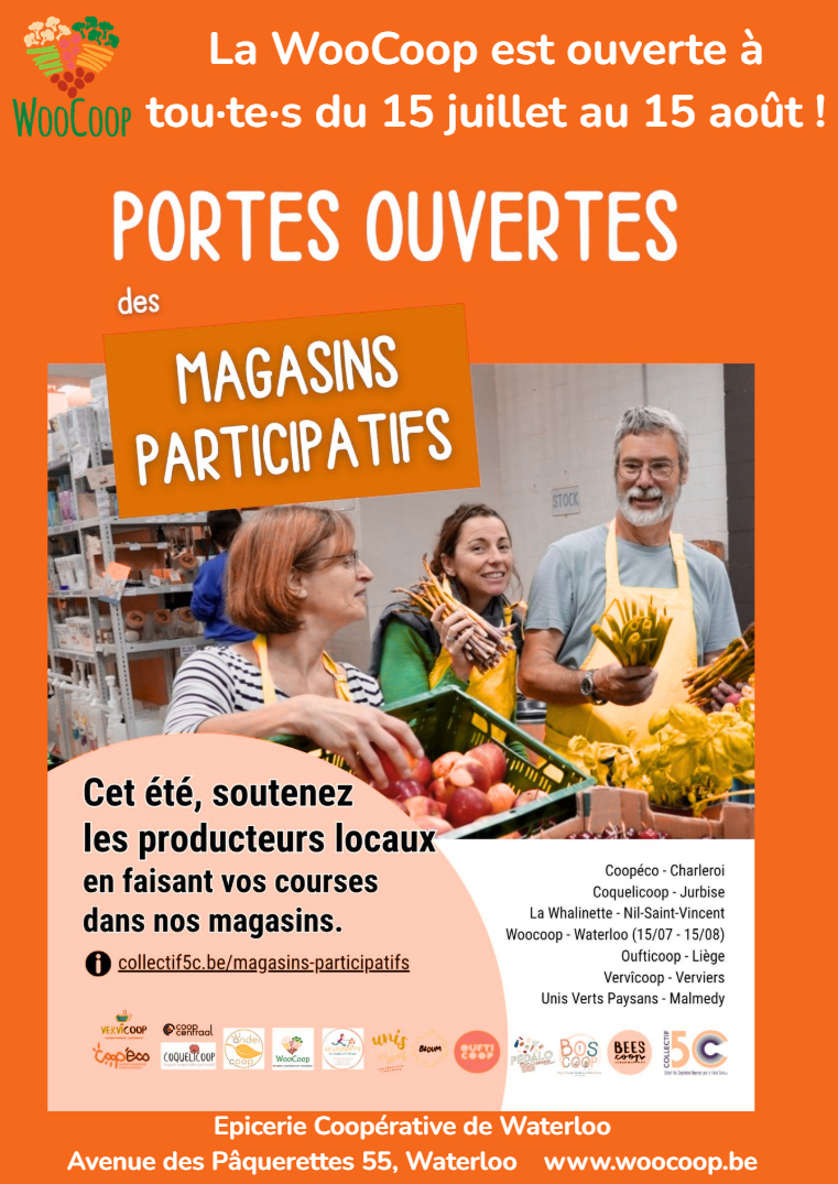 Cet été, la WooCoop vous ouvre ses portes !